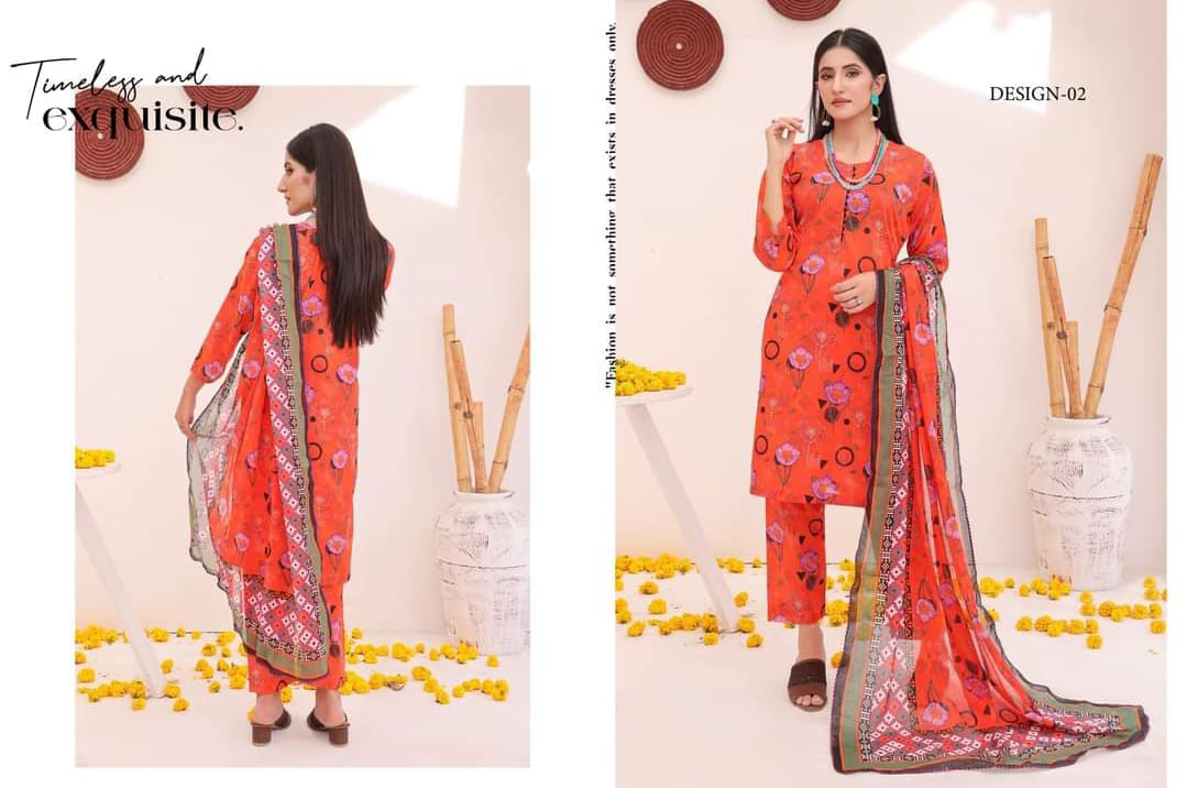 SARINA PRINTED LAWNVol-11 DGN-02