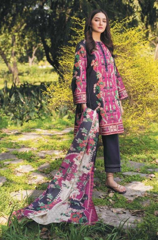 Sapphire 3-Piece Digital Printed Lawn 3RR-DAYV20-1A R