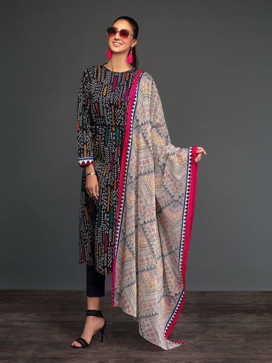 Nishat digital printed lawn 42001112-R