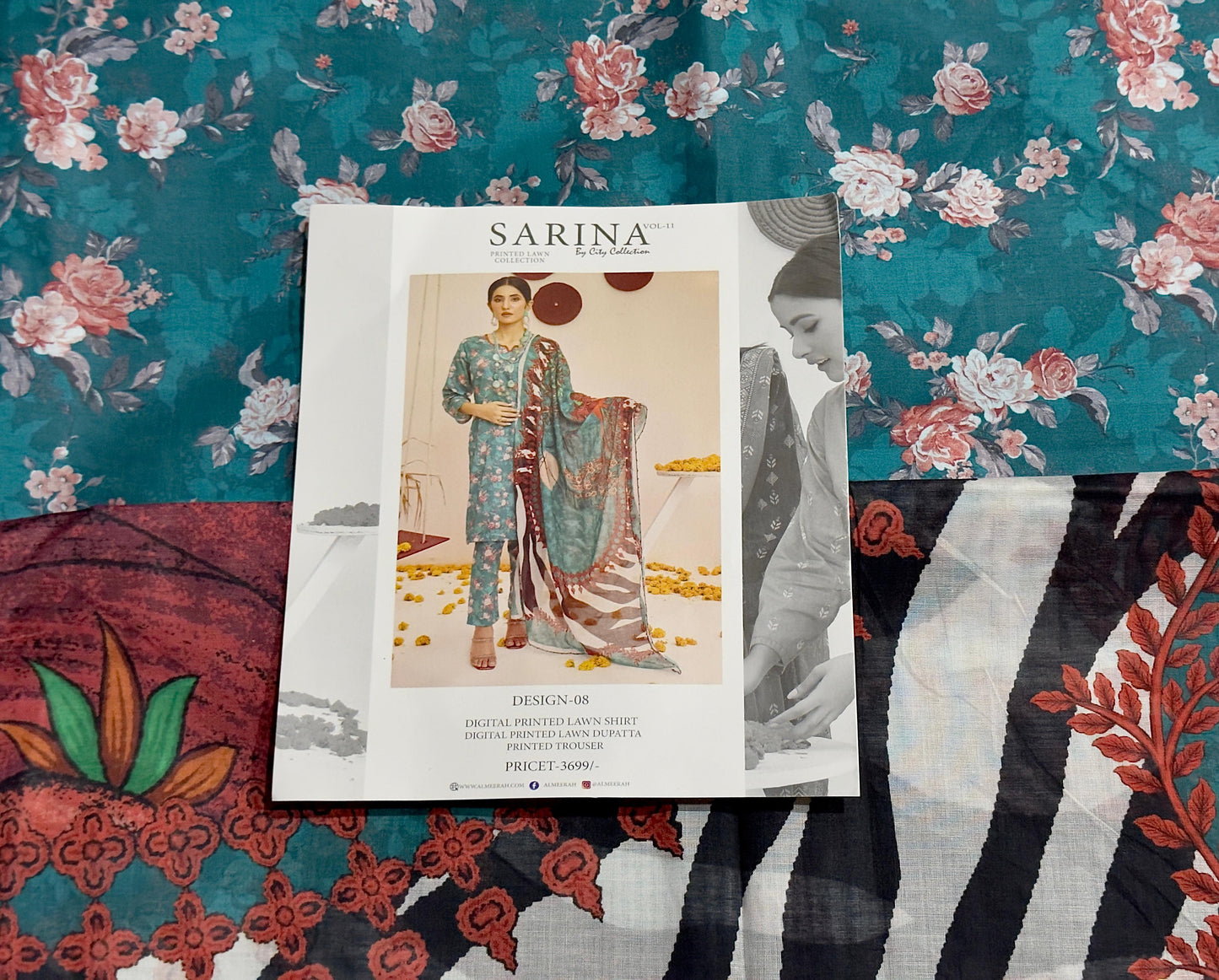 SARINA PRINTED LAWN Vol-11 DGN-08