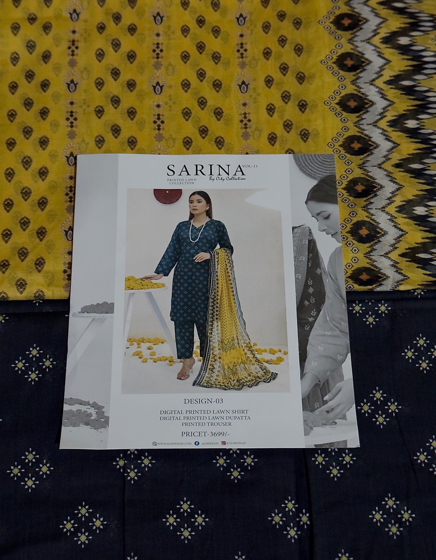 SARINA PRINTED LAWNVol-11 DGN-03