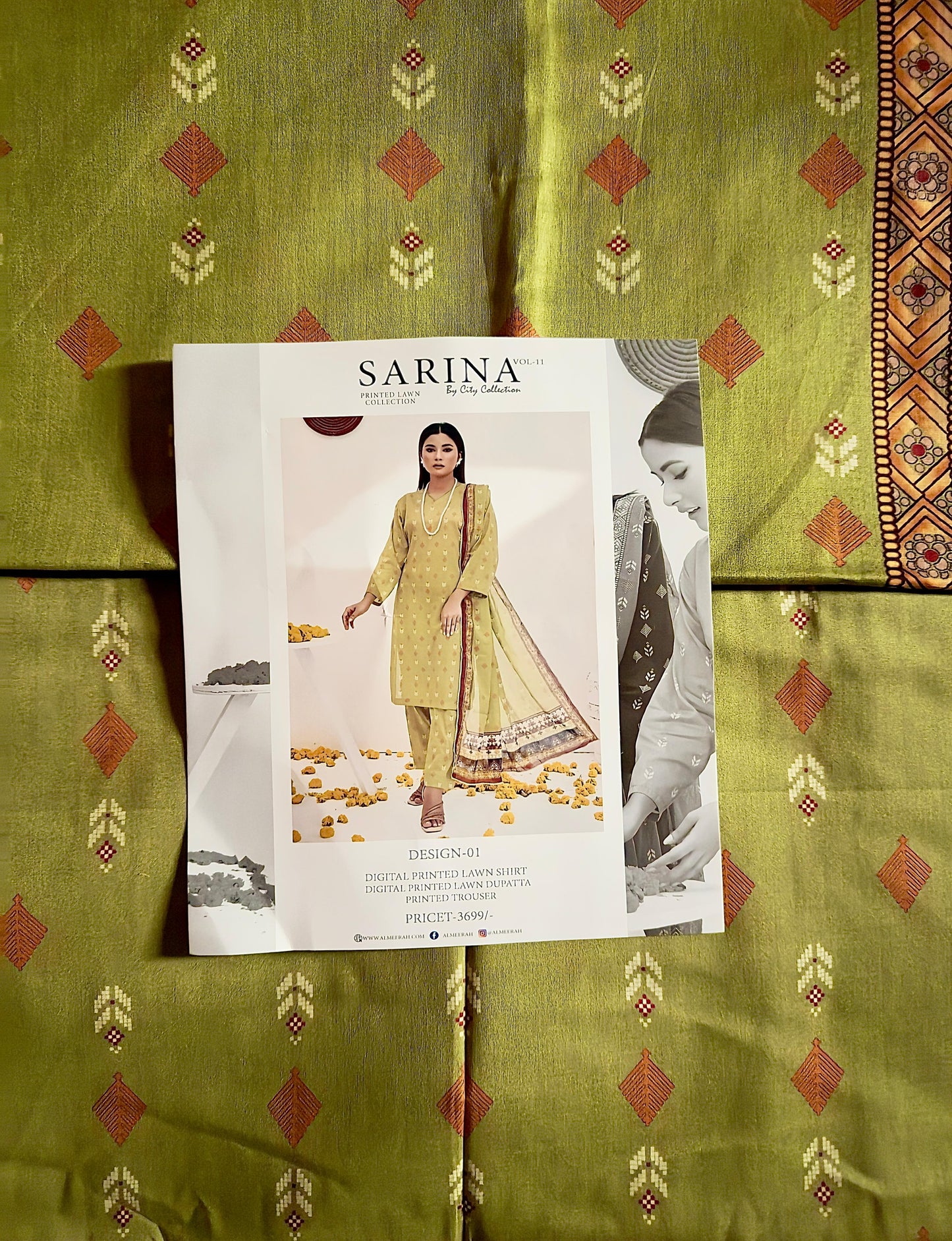 SARINA PRINTED LAWNVol-11 DGN-01